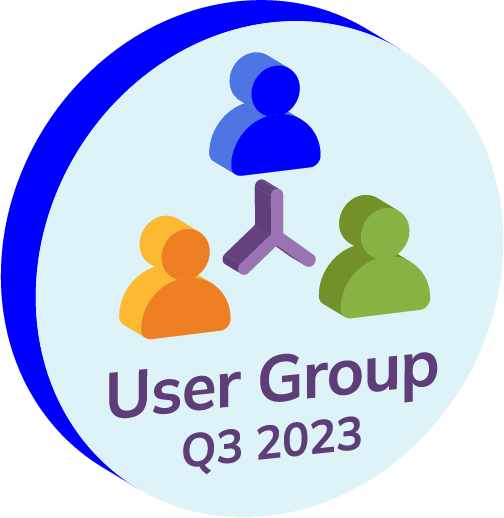 Q3 User Group Meeting Attendee